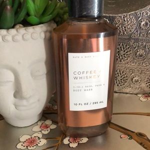 Bath and body Works men’s collection coffee and whiskey body wash